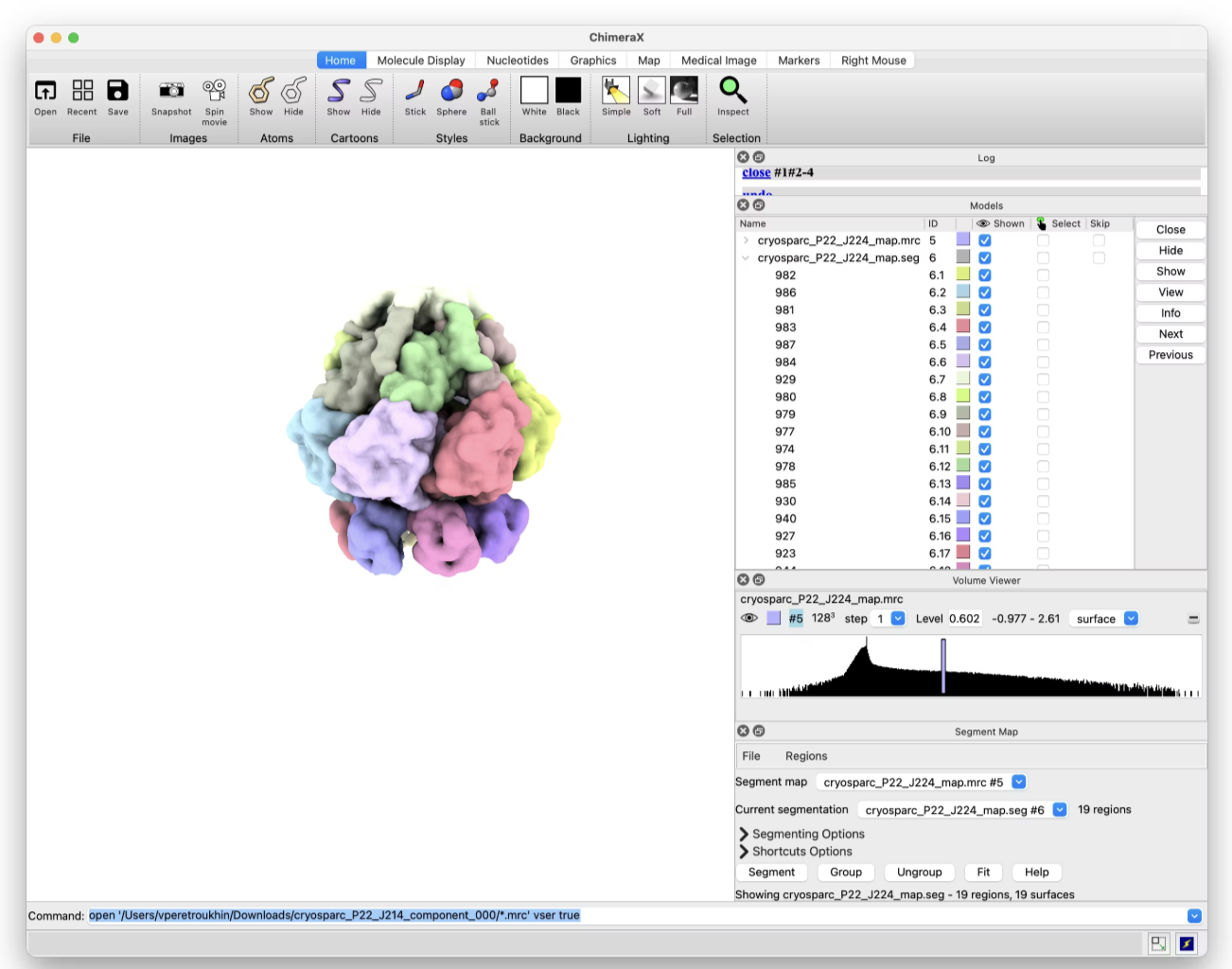 ChimeraX Segger tool